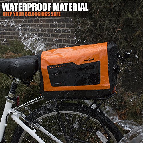 Ibera Bike Trunk Bag PakRak ClipOn QuickRelease Waterproof Bicycle