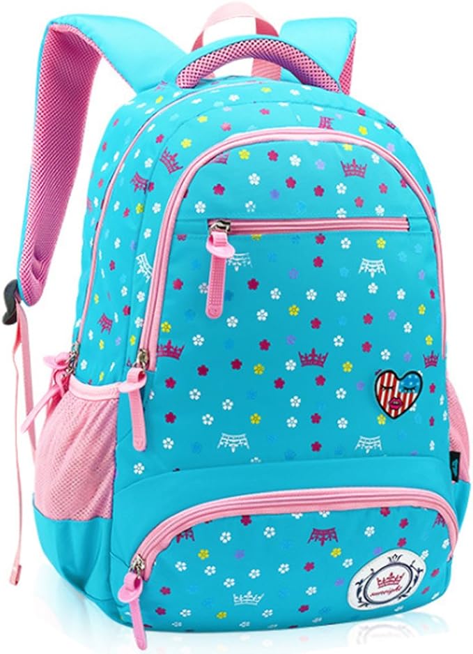Primary School Bag Backpack for Girls 712 Years Old, Uniuooi