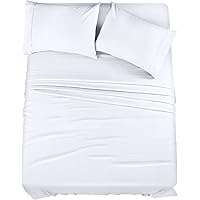 Utopia Bedding Queen Bed Sheet Set - 4 Piece Bedding - Soft Brushed Microfiber Fabric - Shrinkage & Fade Resistant - Easy Car
