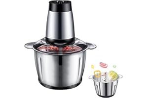 Stainless Steel Meat Grinder - Electric Meat Grinder Automatic Machine - Kitchen Food Processor Multi-Functional Chopper for 