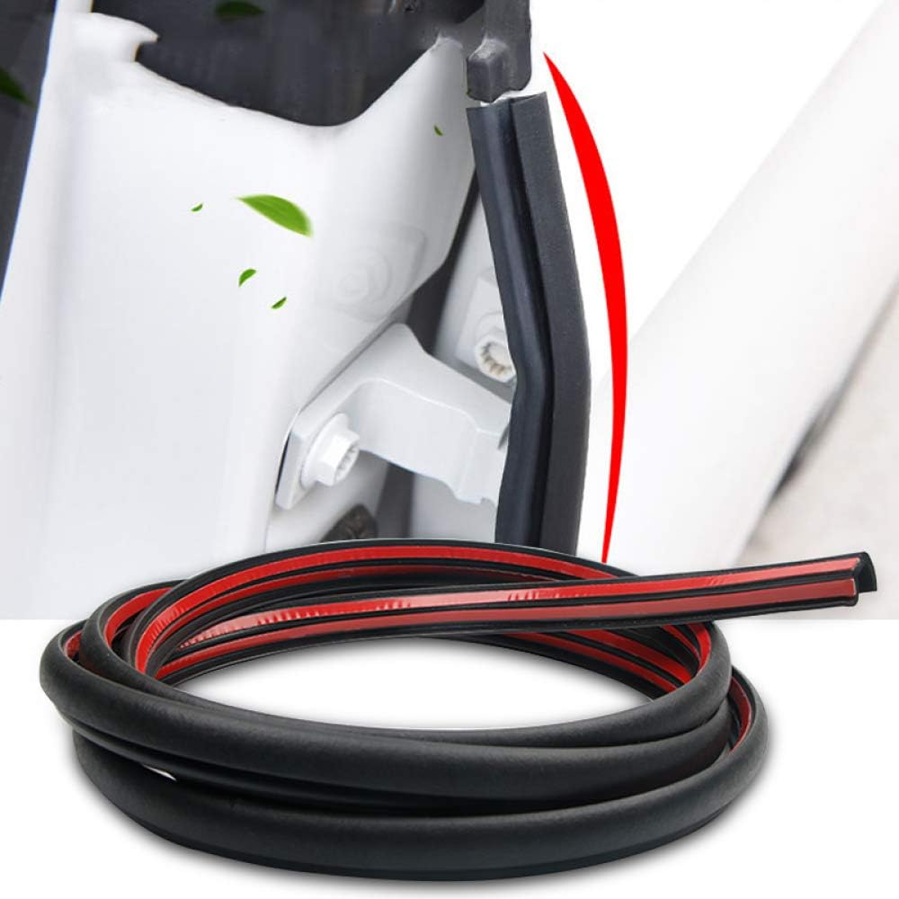 BAISHENG Car Rubber Seal Interior Sound Insulation Weatherstrip Auto Sealing Strips Door Edge Protector Sealants Automobiles Accessories