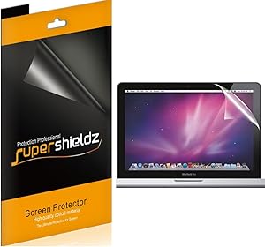 (3 Pack) Supershieldz for Apple MacBook Pro 13 inch with Retina Display (Late 2012 to Early 2015, Model A1425, A1502) Screen Protector, High Definition Clear Shield (PET)