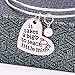 O.RIYA It Takes A Big Heart to Teach Little Minds Bracelet/Keychain (Bangle)