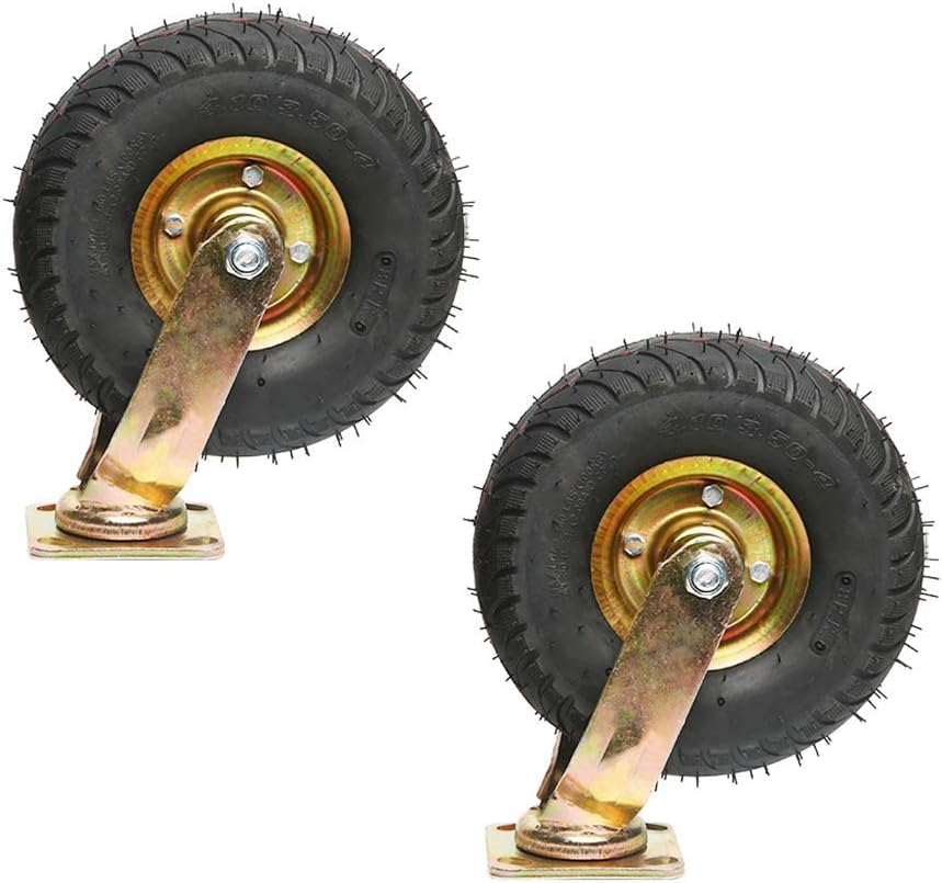 DPPD Casters Inflatable rubber 10 inch universal wheel industrial
