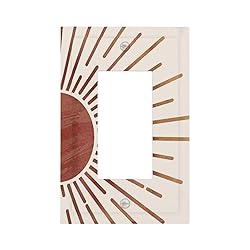 Wpshijia Mid Century Boho Sun Single Rocker Light