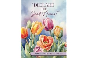Declare the Good News Convention Of Jehovah's Witnesses 2024: JW Notebook with Program, Baptism Gift