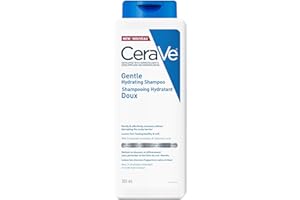CeraVe Gentle Hydrating Shampoo for Men & Women, Gently Cleanses Hair & Scalp Without Stripping Away Moisture, Leaves Hair Fe