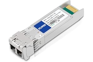 FLYPROFIBER 10GBase-LR SFP+ Transceiver, 10G Single Mode SFP+ to LC Fiber Optic Module, Cisco SFP-10G-LR, Ubiquiti UniFi UF-SM-10G, Meraki MA-SFP-10GB-LR, Netgear, Mikrotik, D-Link and More, 1310nm, 10km