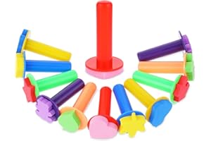 PRASACCO 12 Pcs Paint Sponges Sponge Brushes Foam Brushes Sponge Paint Brushes Assorted Foam Paint Brushes Paint Stamp Craft Sponges for Painting Drawing