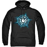Green Lantern Blue Lantern Glow Adult Hoodie Fleece Sweatshirt, XX-Large