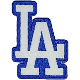 NH LA Los Angeles Iron On Patches - Embroidery Applique Patches for Decoration