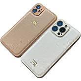 Custom Embossed Case for iPhone – Personalized Leather Case for iPhone 17, 16, 15, 14, 13, 12, 11, XR, XS, X, Plus, Pro, Max, SE – Custom Text, Date, Name, Initials, Monogram, Engraving, Gift idea