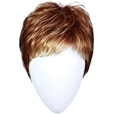 Raquel Welch Winner Pixie Boy Cut Short Wig by Hairuwear, Ultra-Petite Cap - R10 Chestnut