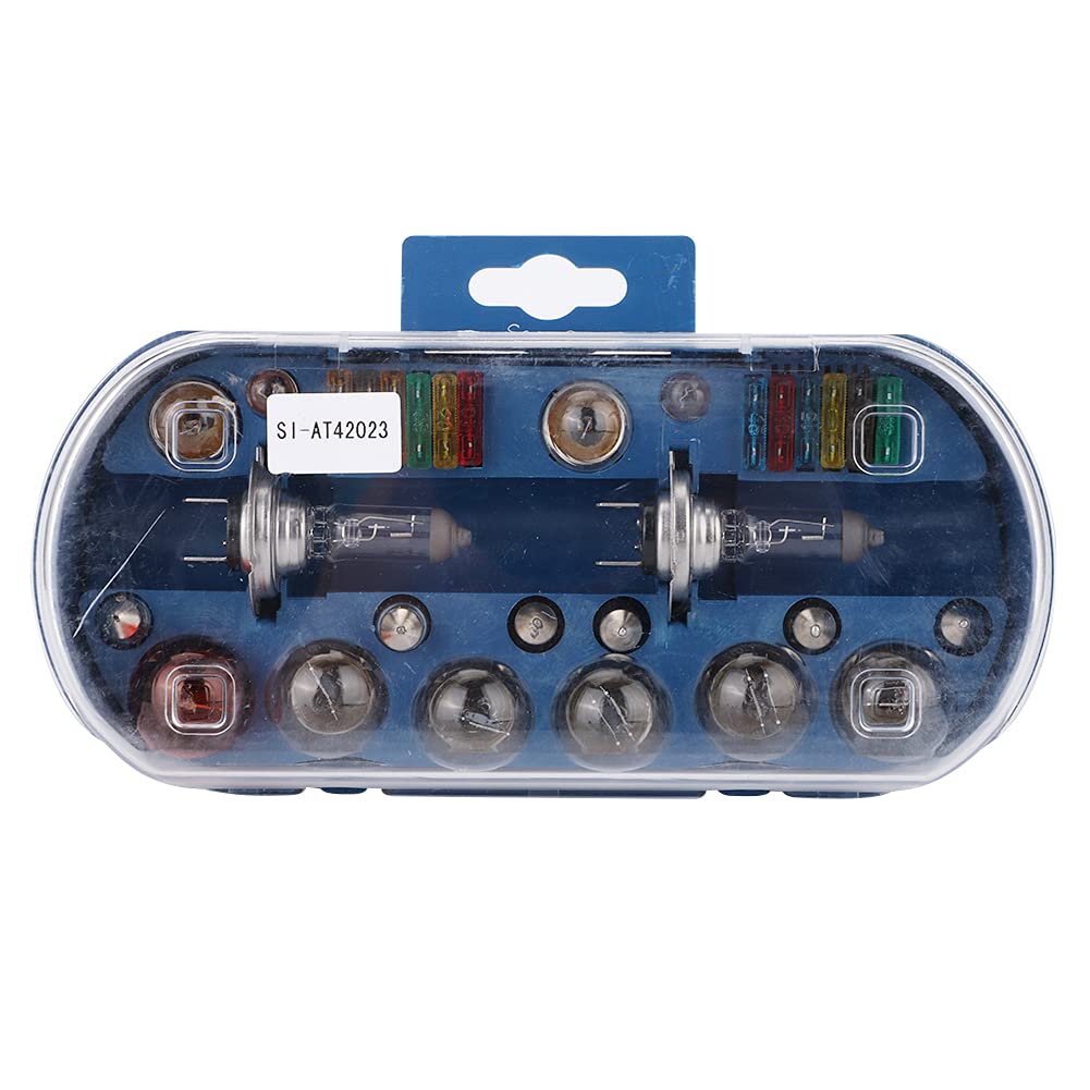 Fuse Lamp, 30pcs/set H7 12V 55W Auto Car Emergency Halogen Light Bulb Fuse Blade Kit
