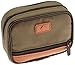 Fashion Smart Men's 7 Day Compartment Pill Box Zip Case with Outer Pocket, Green
