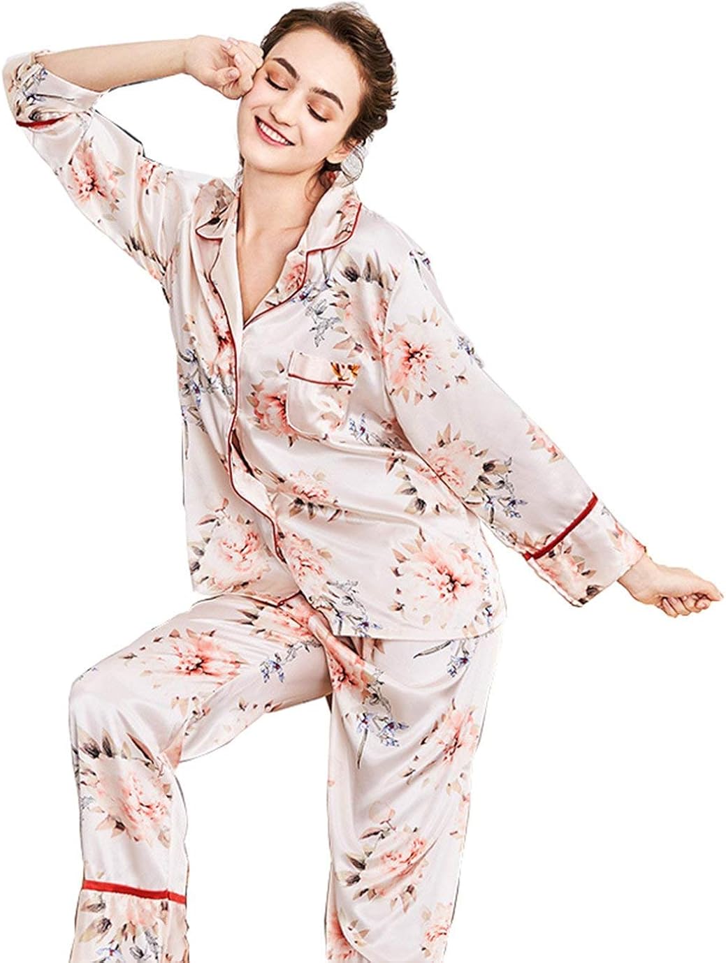 Pyjama 3 Pièces Femme été - Luxueux, Confortable Avec Dentelle, Idéal Pour Les Nuits Douces Et La Détente