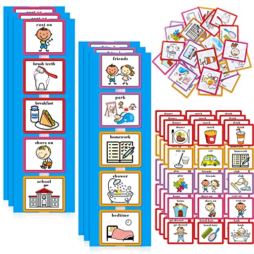 35 Pieces Visual Schedule Cards for Kids Routine Cards Home Chore Chart ...
