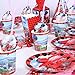 12Set Luxury Miraculous Ladybug Theme Tableware Set Kids Birthday Party Supplies