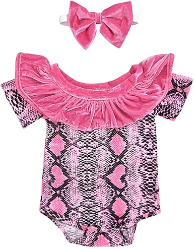 Vetements Bebe Fille 1er Anniversaire Barboteuse Tenues Enfants A Manches Courtes Col De Poupee Amour Impression Harnais De La Saint Valentin Costume Combinaison Bandeau 6 24 Mois Amazon Fr Vetements Et Accessoires