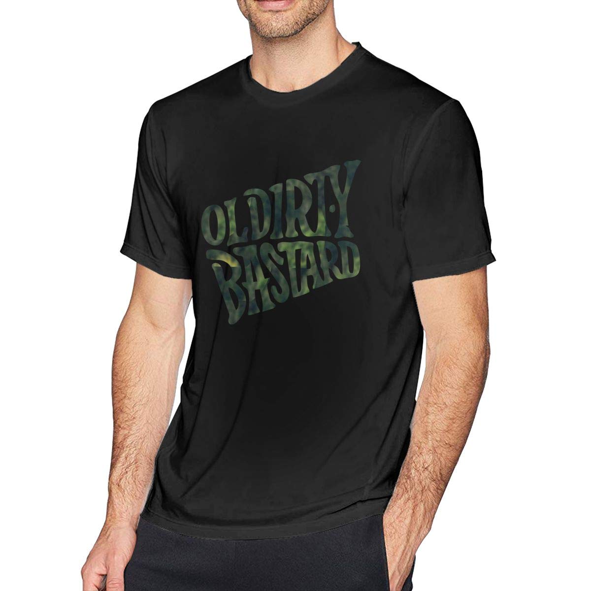 MaddLees Fashion Ol' Dirty Bastard ODB Soft Crew Neck Men's Pop Short Sleeves T Shirt Black