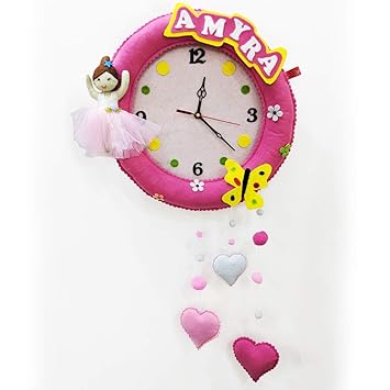 personalised kids clock