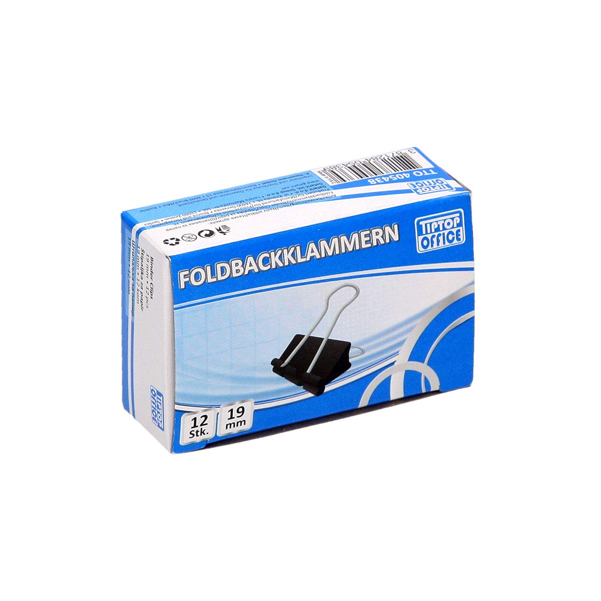 TTO Foldback Clips 19 mm 12/1