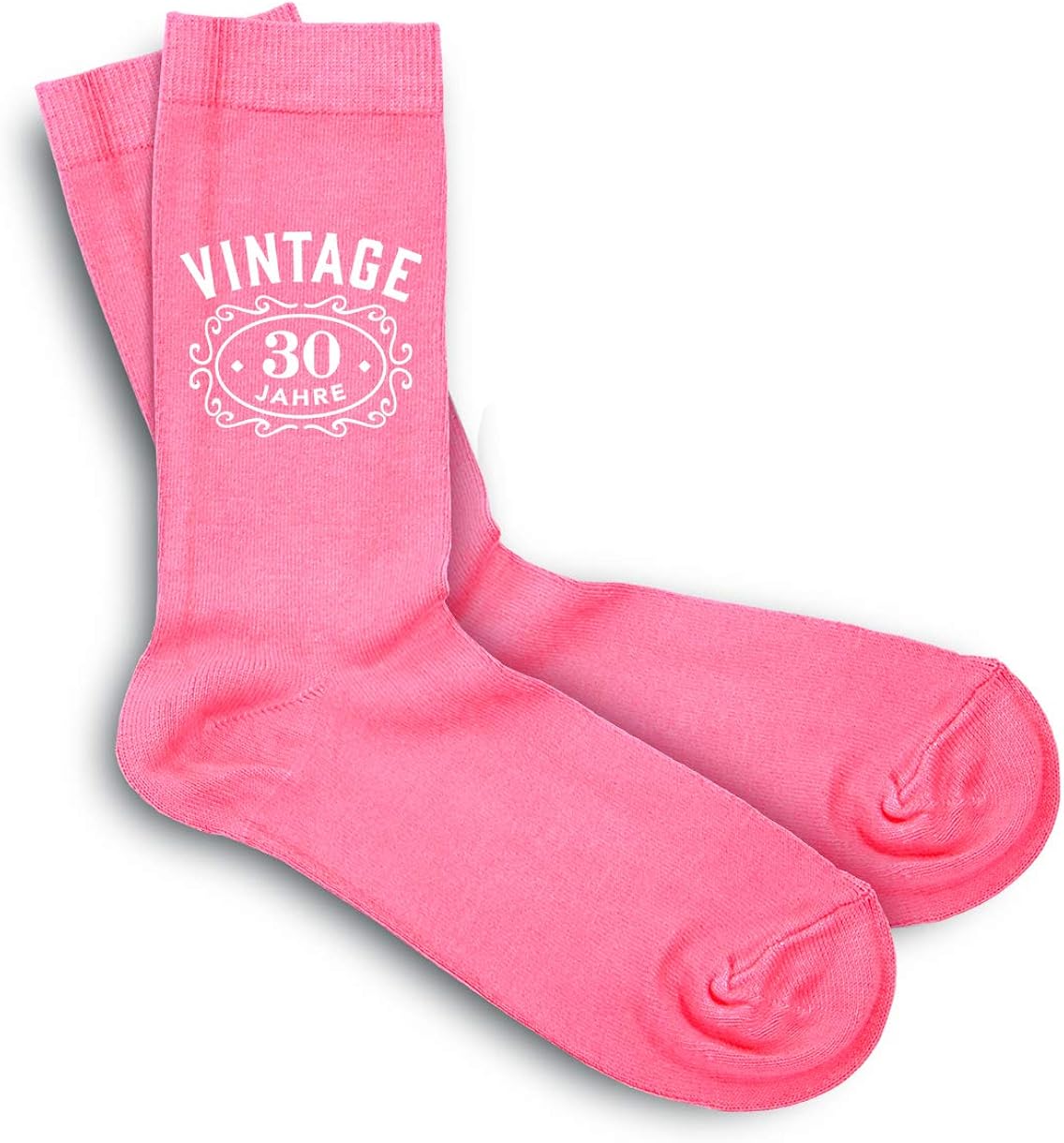 Design, Invent, Print! 30th Birthday Socks Funny Gift Idea Pink