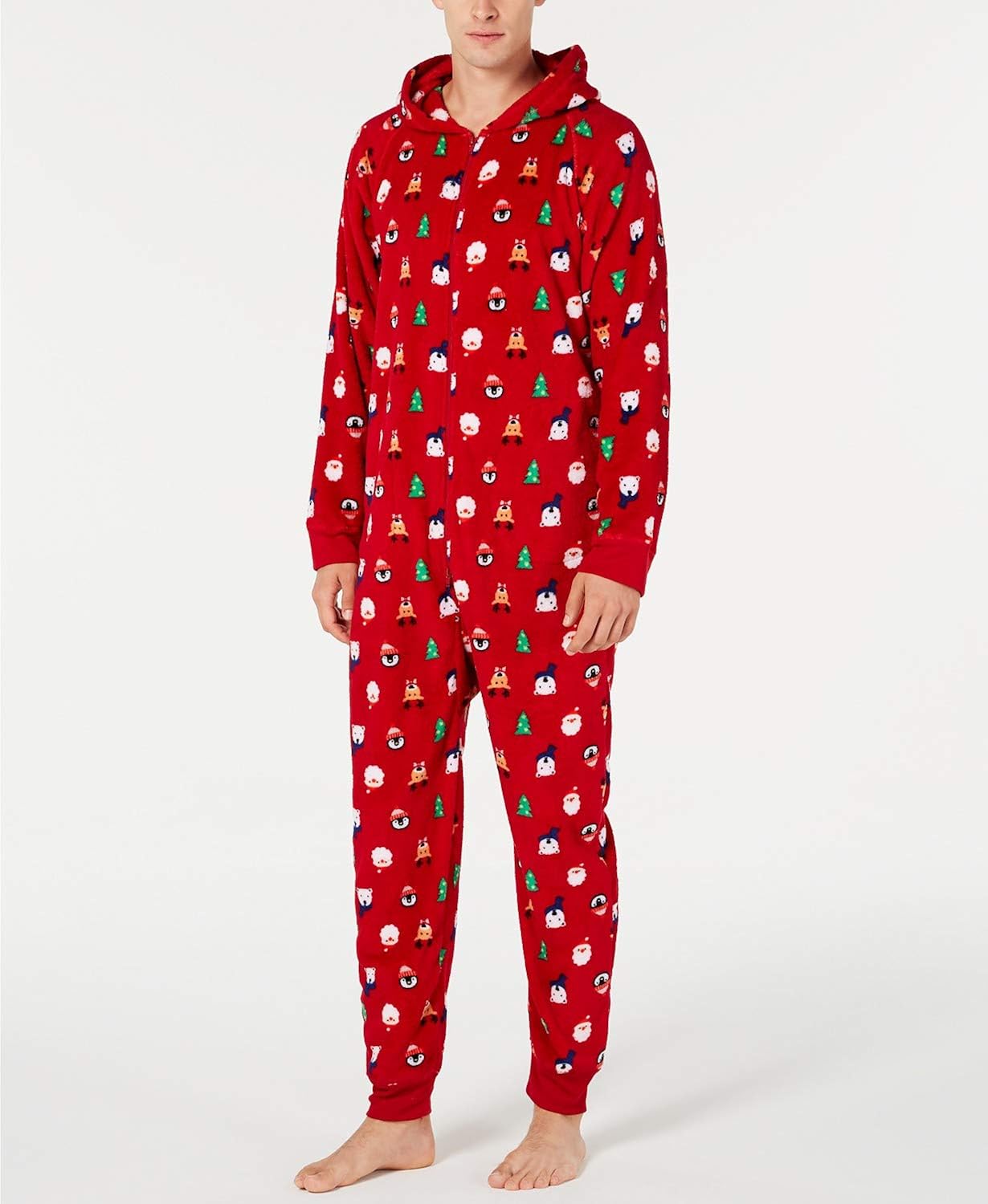 Family PJs Mens Chirstmas Holiday One-Piece Pajamas at  Men’s Clothing store