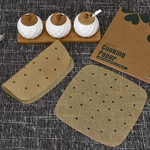 Air Fryer Parchment Paper for Baking Bamboo Steamer Liners 9 Inch