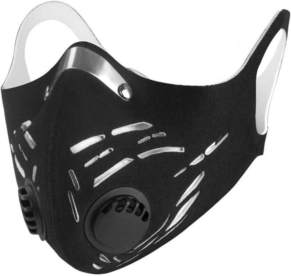 Dacorda 醫療 口罩 kouzhao Activated Carbon Protection Fabric Dust Mouth Máscara, PM2.5 Anti-Saliva Droplets Filter Másks, Masques for Adults Children, Coronavirus Mouth Protection (A Metal Nose pad)