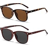 HAOLOTA Polarized Sunglasses for Women, Classic Round Sun Glasses for Driving Fishing lightweight UV400 Protection