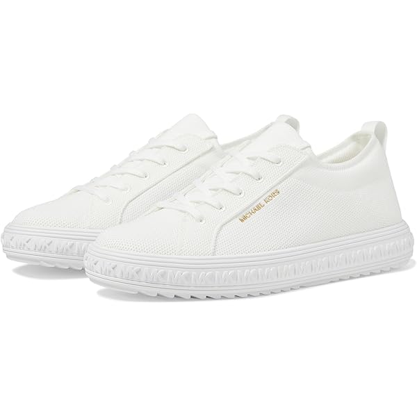 Amazon.com | Michael Kors Women's Keaton Lace Up Silver Multi 7 M