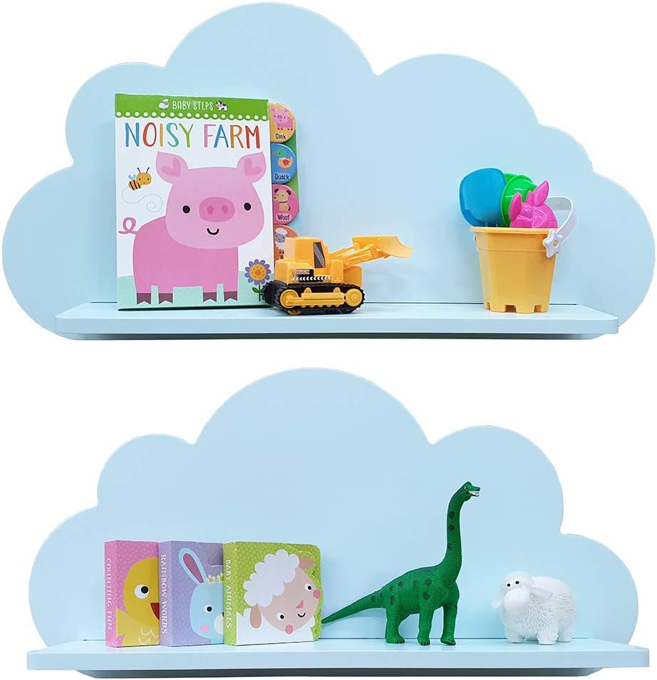 Baby Blue Shelves