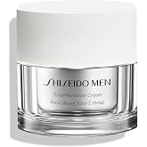 Shiseido Men Total Revitalizer Cream - 50 mL - Anti-Aging Moisturizer - Addresses Five Skin Aging Concerns for Men - Non-Comedogenic - Ideal for Normal to Dry Skin Types