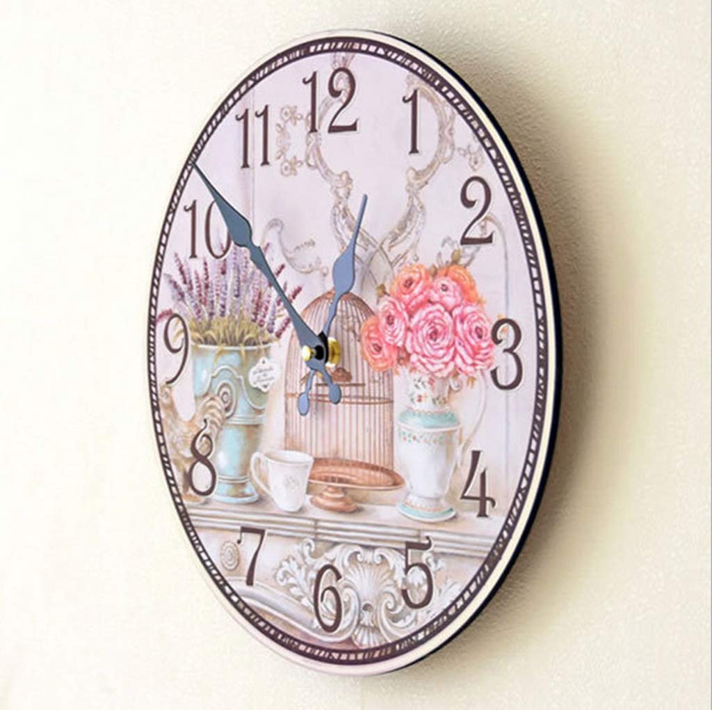 35 Cm 35 Style Nordique Simple Rustique En Bois Horloge