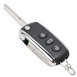Keyecu Flip Remote Key Shell Case Fob 3 Button for