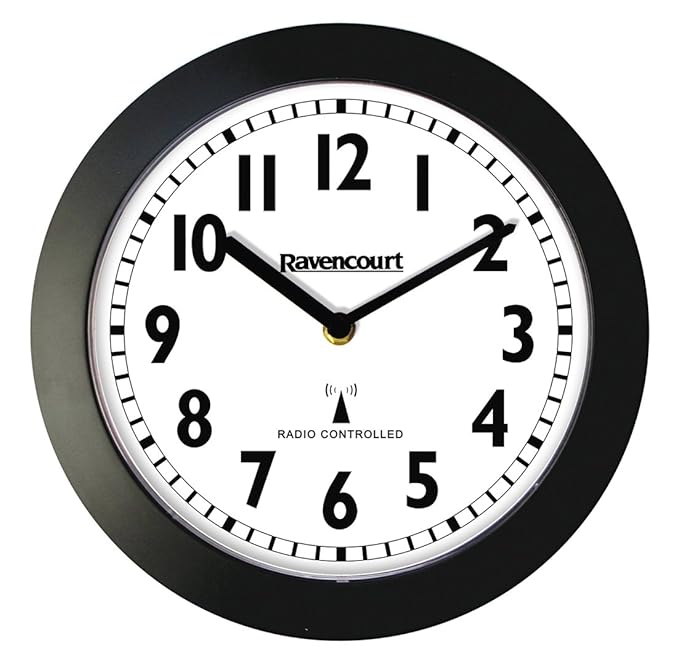 Extra Large 46cm Radio Controlled Clock with Bold Numbers Easy To Read Amazon.co.uk Kitchen & Home