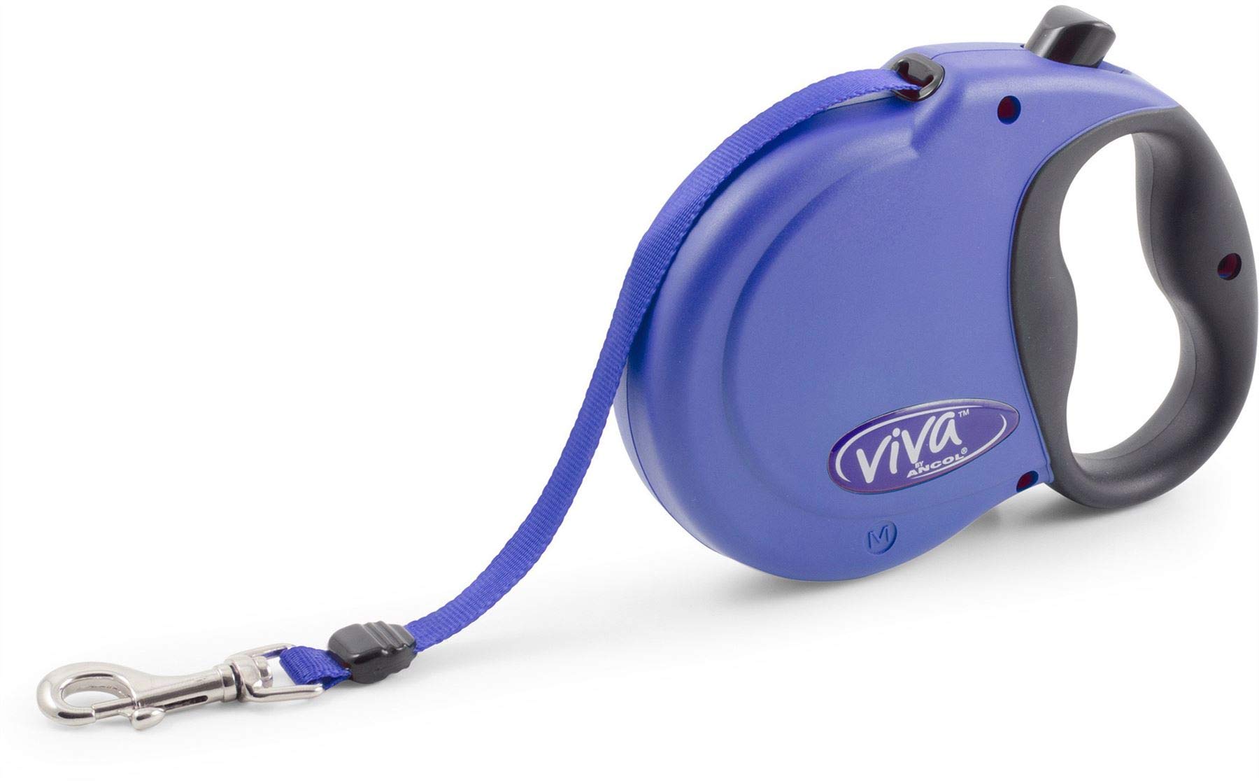 Ancol Viva Retractable 5m Tape Lead Blue M