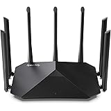 Speedefy AC2100 Smart WiFi Router - Dual Band Gigabit Wireless Router for Home & Gaming, 4x4 MU-MIMO, 7x6dBi External Antenna