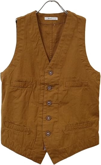 Amazon ベスト メンズ サマーベスト エスニック ベスト バックベルト カジュアル メンズ ｍ ｌ ネイビー 茶 B Or O 茶 ｌ ベルト 通販