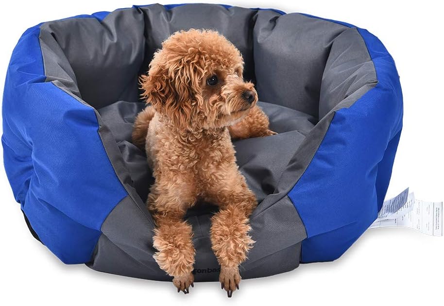 AmazonBasics Water-Resistant Pet Bed for Small Dogs