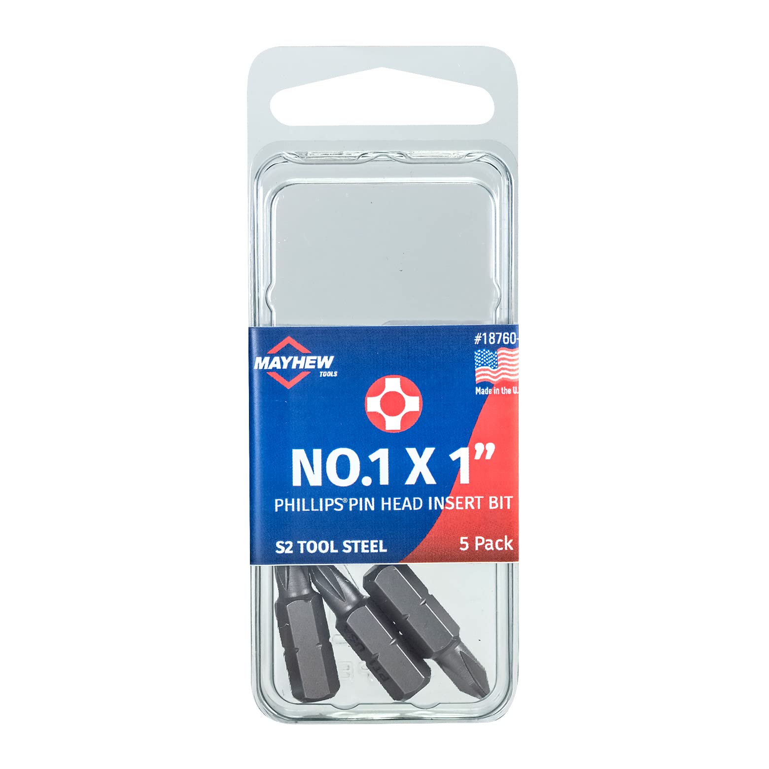 Mayhew Tools 18760-5 USA Phillips Pin Head Insert