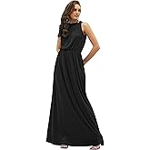 KOH KOH 2025 Sexy Sleeveless Flowy Summer Casual Formal Gown