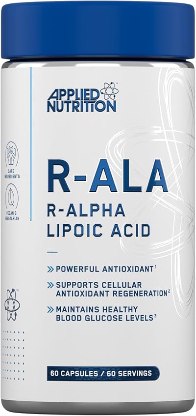 Applied Nutrition R-Alpha Lipoic Acid 200mg 60 Veggie Capsules