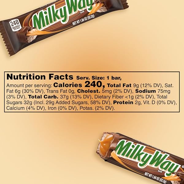 MILKYWAY CANDY MILK CHOCOLATE BARS BULK PACK, FULL SIZE, 1.84 OZ PACK OF 36)