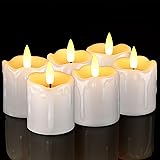 Homemory 2" x 2" Timer Flickering Flameless Votive
