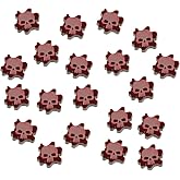 LITKO Flesh Wound Tokens | Compatible with Warhammer: Kill Team | Set of 15 | 14mm translucent red, laser-engraved | Marks an injured operative's status | Reads on any board