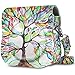 Fintie Protective Case for Fujifilm Instax Mini 25 26 Instant Camera - Premium Vegan Leather Bag Cover with Removable Strap (Love Tree)