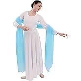 Danzcue Praise Dance Chiffon Solid Color Dance Scarf