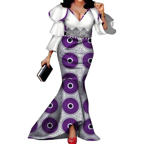 Amazon.com: African Traditional Dresses for Women Party Dashiki Long Robe  Dress Elegant African Lady Evening Gown Dresses : Clothing, Shoes & Jewelry